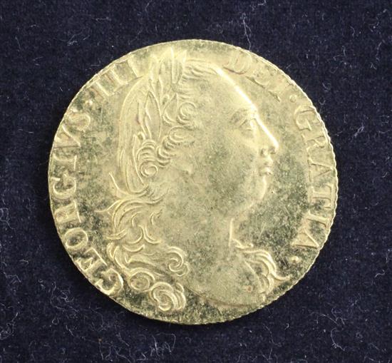 A George III gold guinea, 1777,